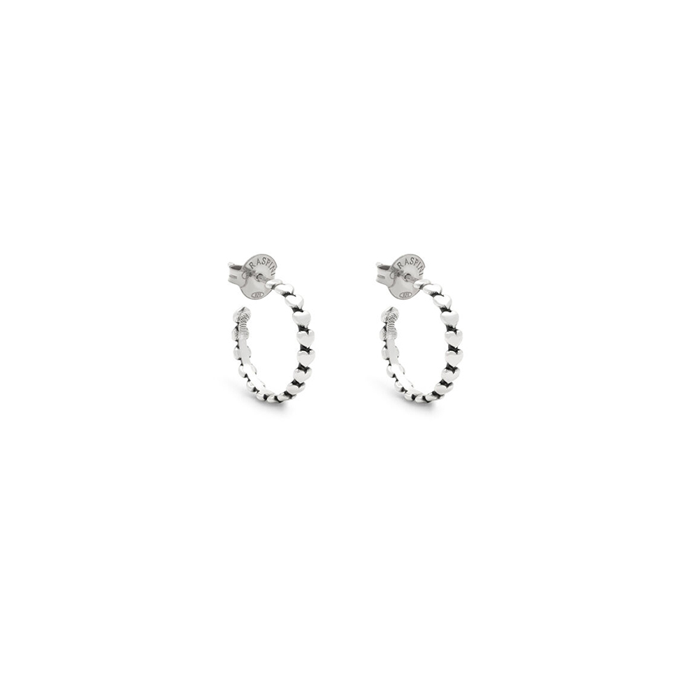 Giovanni Raspini Hearts Hoop Earrings