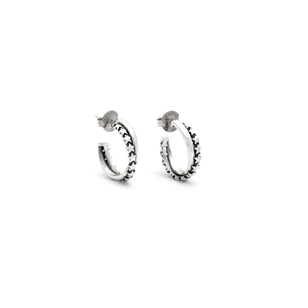 Giovanni Raspini Doppo Star Hoop Earrings