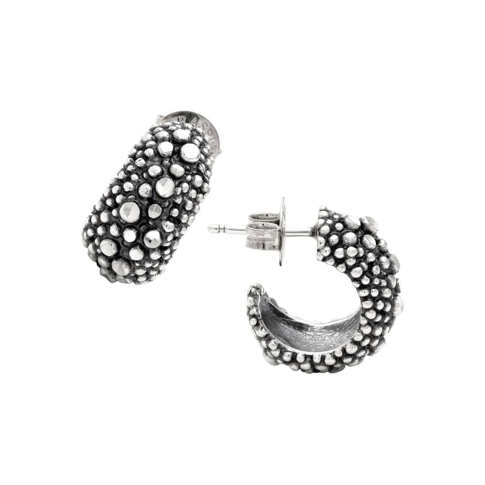 Miniblings Orecchini A Forma Di Pattini In Linea – Gioielli Moda Artigianali In Resina E Silver Plated, Idea Regalo Originale