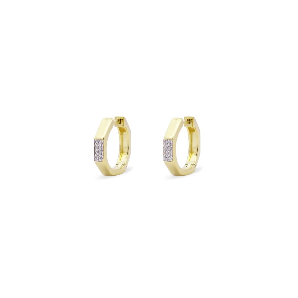 Orecchini Rue des Mille Shapes Hoops Ottagono