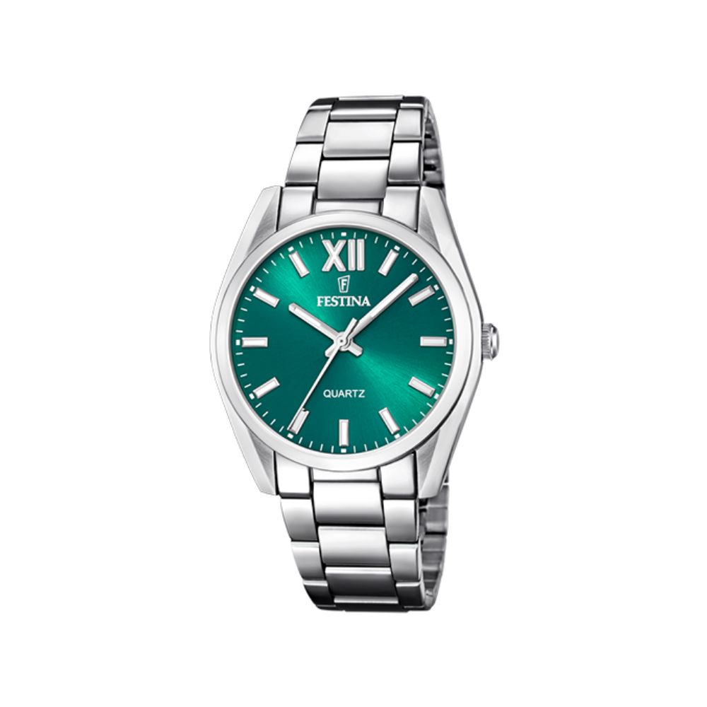Festina Allegria Green Steel Quartz 36.8mm Watch