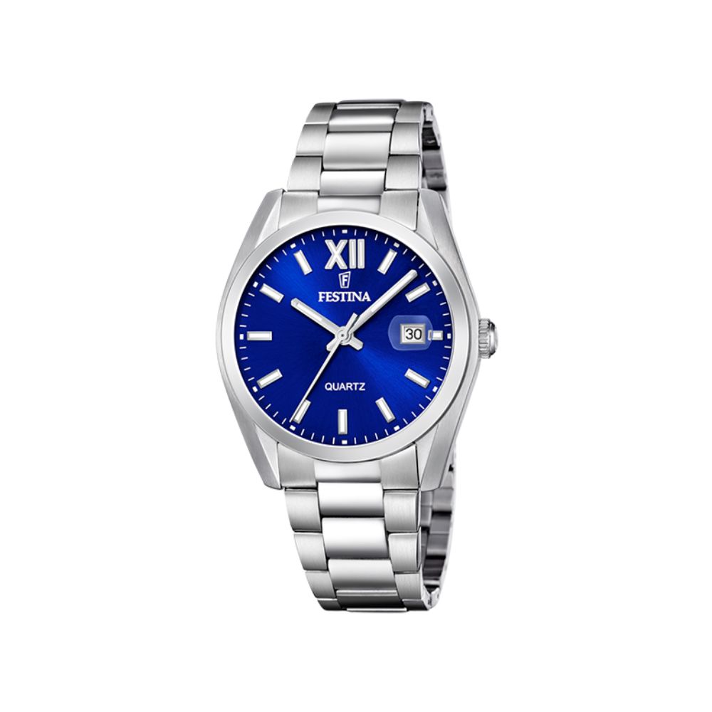 Orologio Festina Classics Azzurro Acciaio Quartz 40 mm