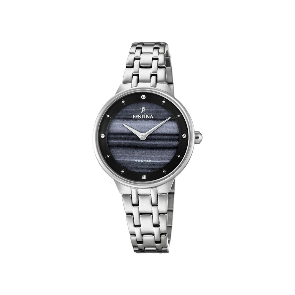 Festina Mademoiselle Black Steel Quartz 31mm Watch