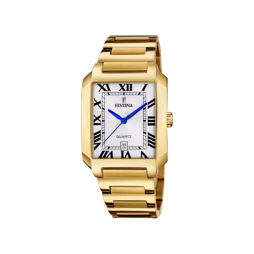 Festina On The Square Grau Stahl Quarz 36 mm Uhr