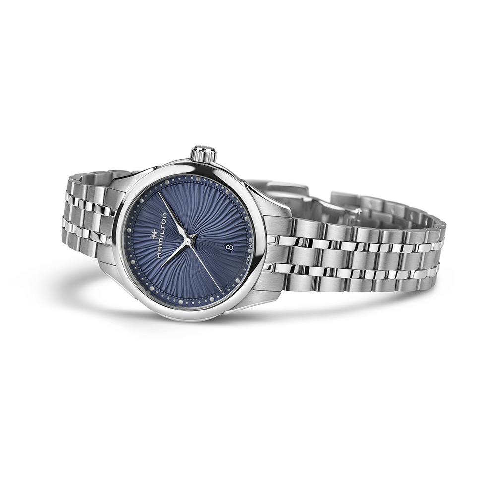 Orologio Hamilton Jazzmaster Lady Quartz Blu 30 mm