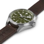 Hamilton Uhr Khaki Aviation Pilot Grün Auto 42mm