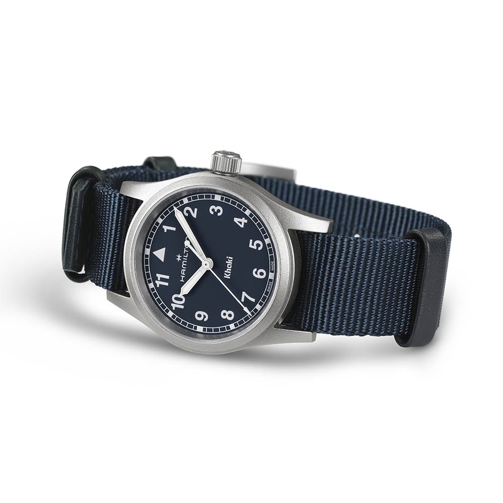 Orologio Hamilton Khaki Field Quartz Blu 33 mm