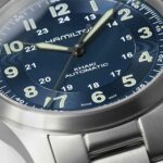 Hamilton Khaki Field Titanium Auto Blue 38 mm Uhr