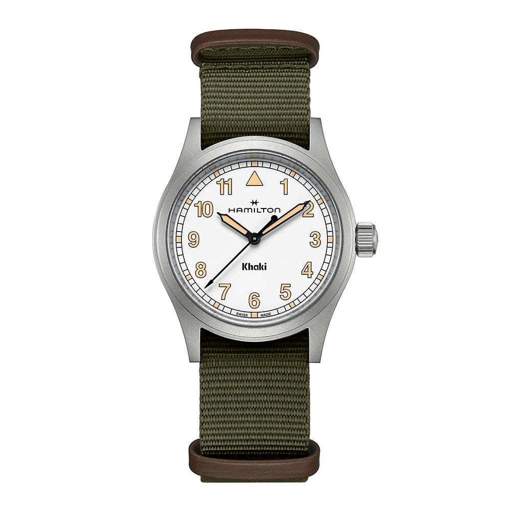 Orologio Hamilton Khaki Field Quartz Bianco 38 mm