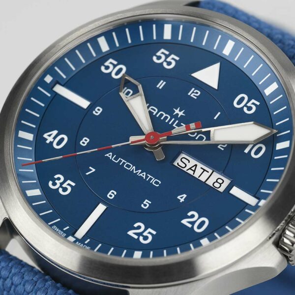 Hamilton Khaki Aviation Pilot Air Glaciers 42mm H64655941