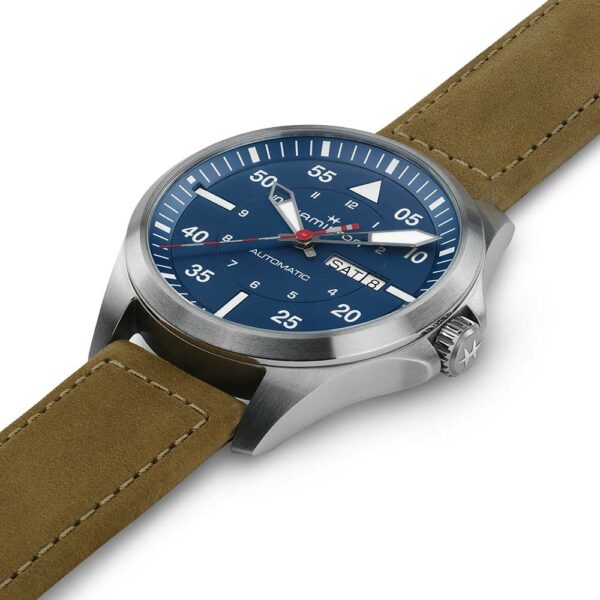 Hamilton Khaki Aviation Pilot Air Glaciers 42mm H64655941