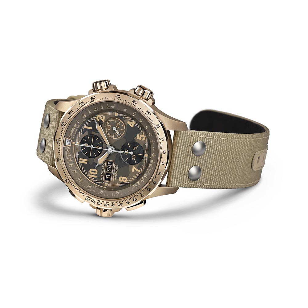 Orologio Hamilton Khaki Aviation X-Wind Auto Chrono 45 mm