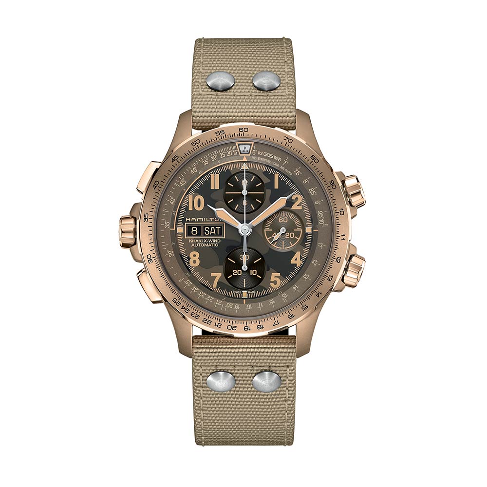 Orologio Hamilton Khaki Aviation X-Wind Auto Chrono 45 mm