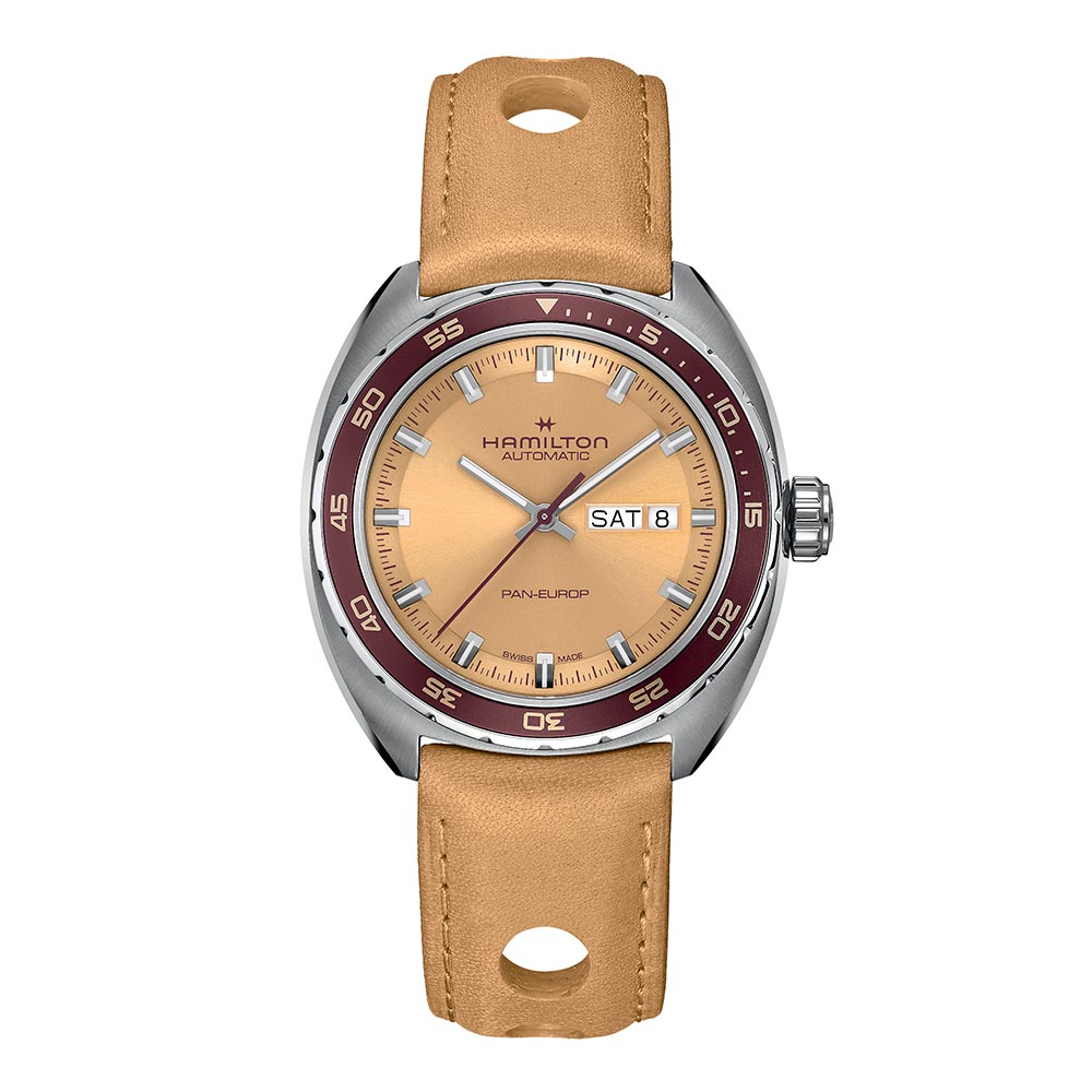 Hamilton Pan Europ Beige Automatikuhr 42 mm