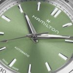 Hamilton Jazzmaster Performer Auto Chrono Stahl Blau 42 mm Uhr