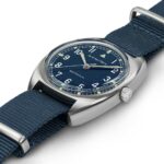 Hamilton Khaki Pilot Pioneer Mechanische Uhr Blau 36 x 33 mm