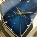 Hamilton Ventura Quarz Gold 32,3 x 50,3 mm Uhr