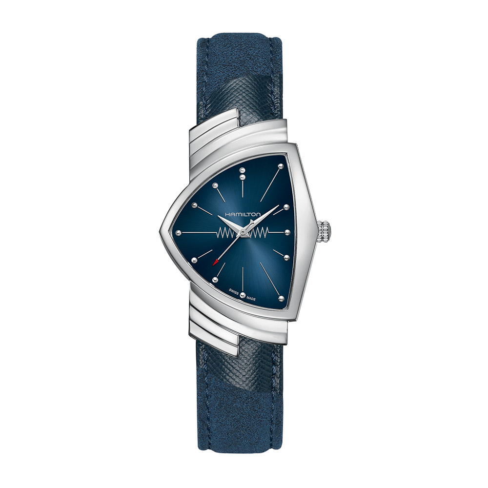 Orologio Hamilton Ventura Quartz Blu 32,3 x 50,3 mm