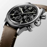 Longines Heritage Avigation Bigeye Chronograph Schwarz Automatik 41 mm Uhr