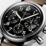 Longines Heritage Avigation Bigeye Chronograph Schwarz Automatik 41 mm Uhr