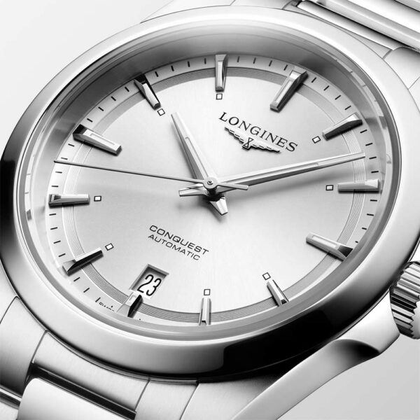Longines Conquest Weiß Automatik 38 mm Uhr
