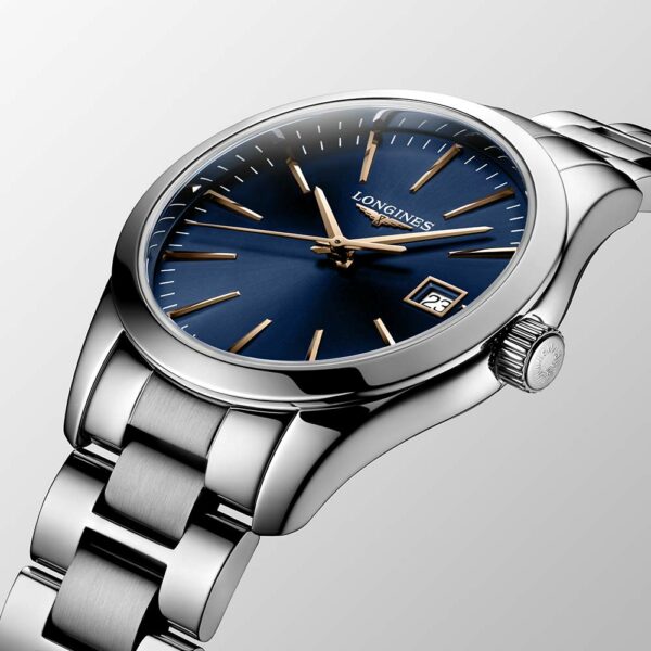 Longines Conquest Classic Blau Quarz 34 mm Uhr