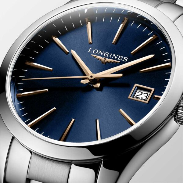 Longines Conquest Classic Blau Quarz 34 mm Uhr