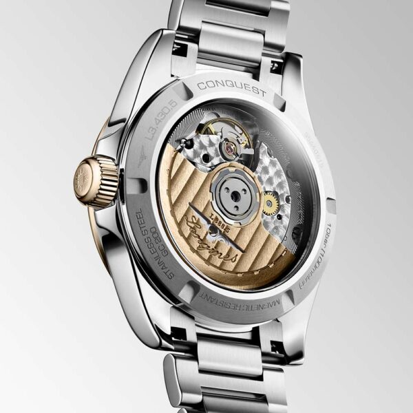 Longines Conquest Blau und Rosa Automatikuhr 34 mm