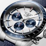 Longines Conquest Chronograph Weiß und Blau 42 mm Uhr