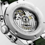 Longines Conquest Chronograph White and Green Watch 42 mm