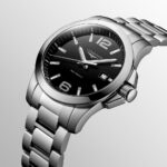 Longines Conquest Black Quartz 41mm Watch