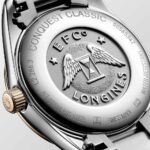 Longines Conquest Classic Rose Watch with Mother of Pearl and Quartz Diamonds 29.5 mm