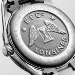 Longines Conquest Classic Quarz Weiß Perlmutt Stahl Uhr