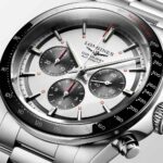 Longines Conquest Chronograph Schwarz und Weiß 42 mm Uhr