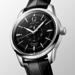 Longines Conquest Heritage Central Power Reserve Schwarz 38 mm Uhr