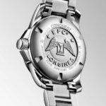 Longines Uhr Conquest Quarz Schwarz Stahl 41 mm