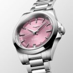 Longines Conquest Sunray Pink Automatic 34mm Watch