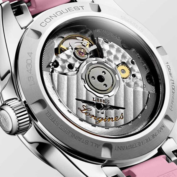 Longines Conquest Rosa Caucciu Automatikuhr 34 mm