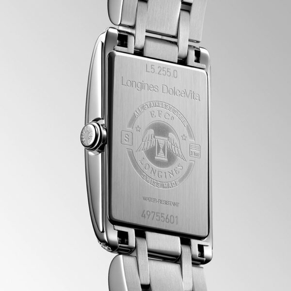 Longines Uhr Dolcevita Quarz Stahl Silber 20,80 x 32 mm