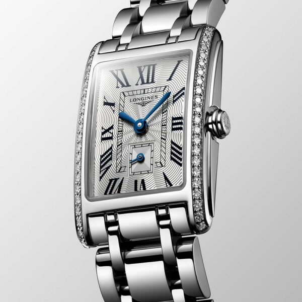 Longines Uhr Dolcevita Quarz Stahl Silber 20,80 x 32 mm