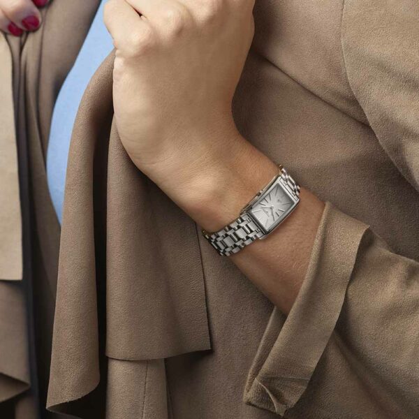 Longines Uhr Dolcevita Quarz Stahl Weiß 23,30 x 37,00 mm