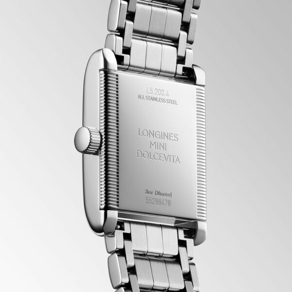 Longines Mini Dolcevita Weiß Quarzuhr 21,5 x 29 mm