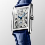 Longines DolceVita Leder Blau Quarz 20,8 x 32 mm Uhr