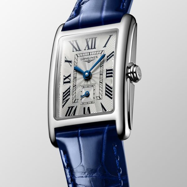 Longines DolceVita Leather Blue Quartz 20.8 x 32 mm Watch