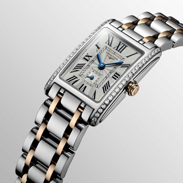 Longines Uhr Dolcevita Quarz Stahl Silber 20,80 x 32 mm