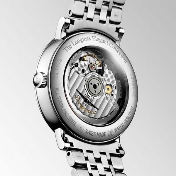 Longines Elegant Collection Grau Automatik 39 mm Uhr