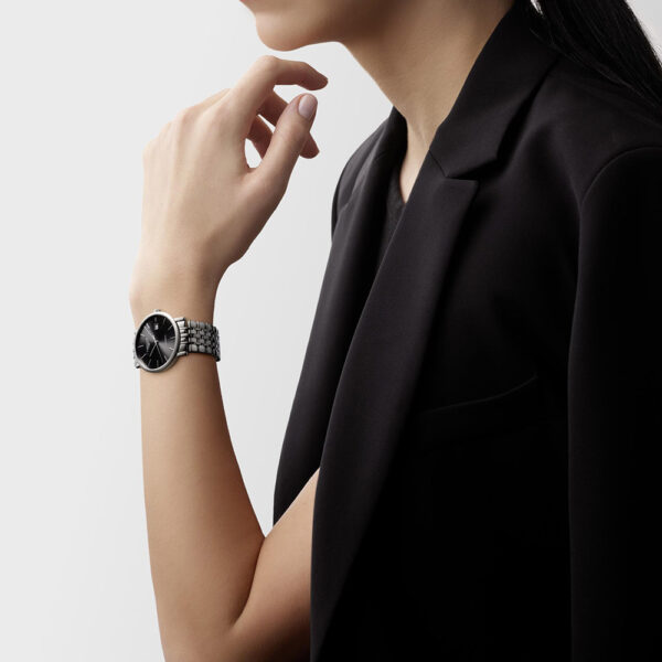 Longines Elegant Collection Grau Automatik 39 mm Uhr