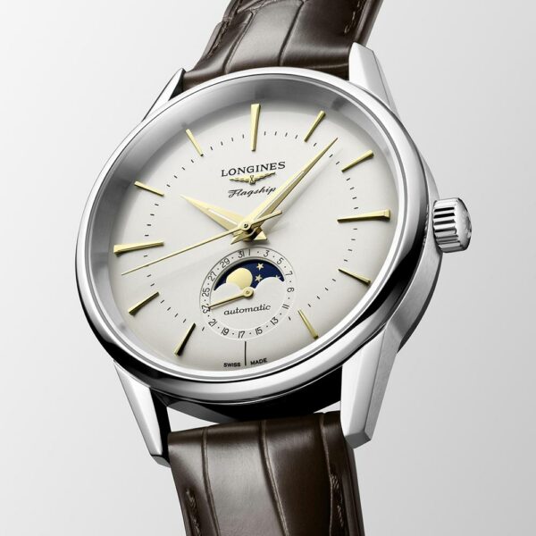 Longines Flaggschiff Heritage Mondphasen 38,5 mm Uhr