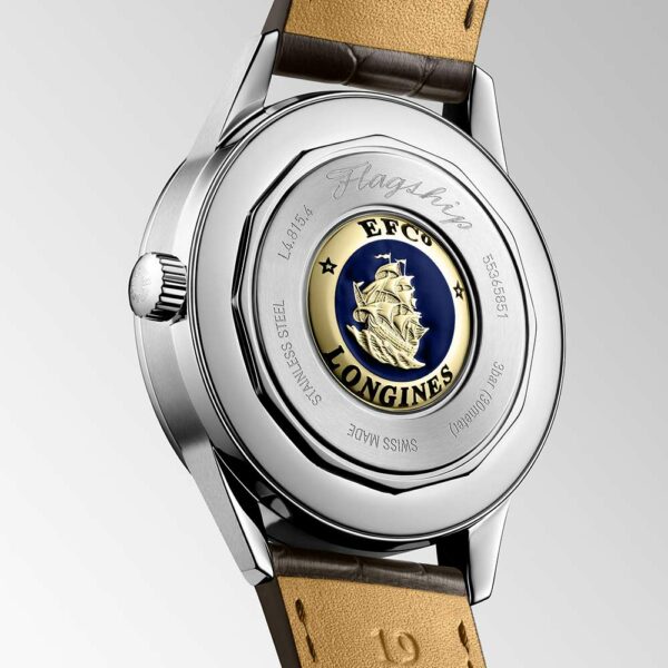 Longines Flaggschiff Heritage Mondphasen 38,5 mm Uhr