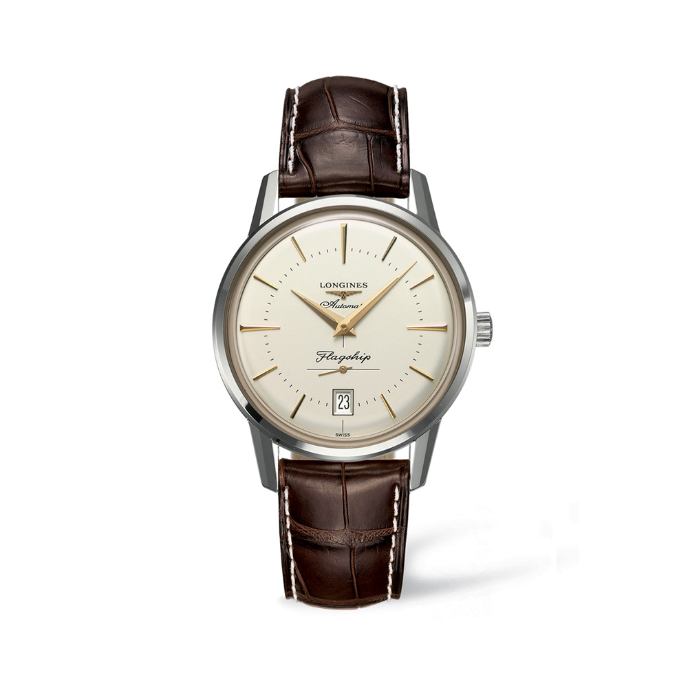 Orologio Longines Flagship Heritage Quadrante Chiaro Automatico 38,5 mm